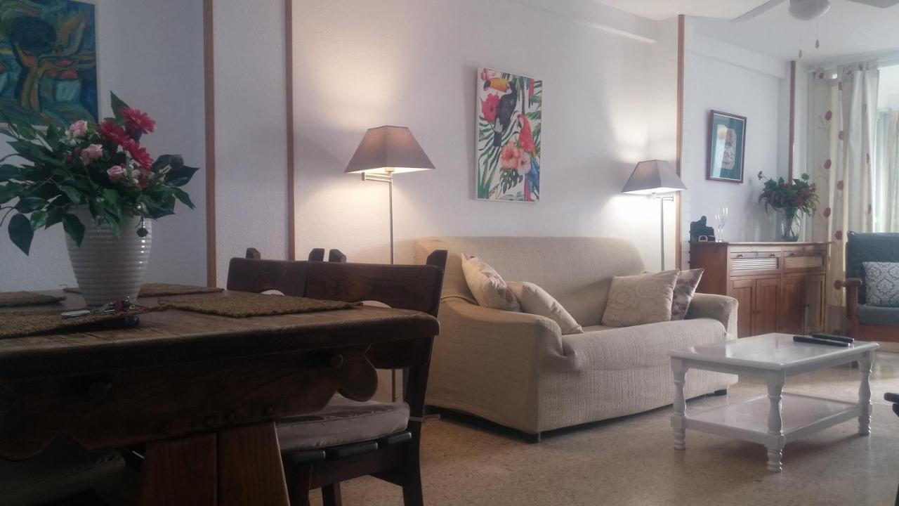 Apartamento Playa De Levante,Parking, Aire Dos Habitaciones Y Dos Banos Vistas Playa Y Jardin Benidorm Exterior foto